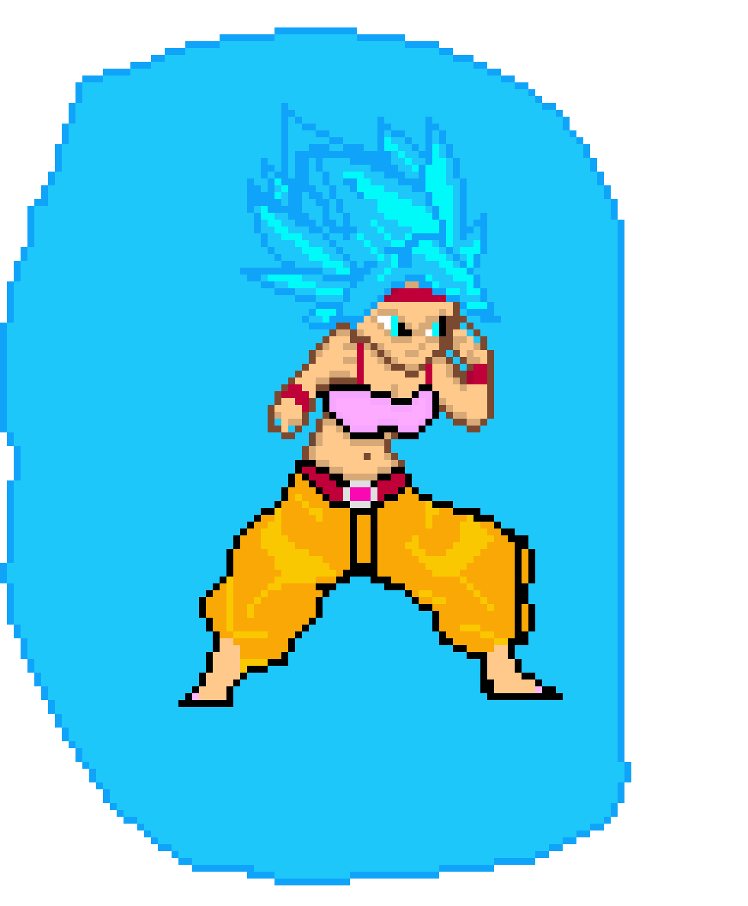 Caulifla Super Saiyan Goddess Blue/ Goddess Of Kindness V.2