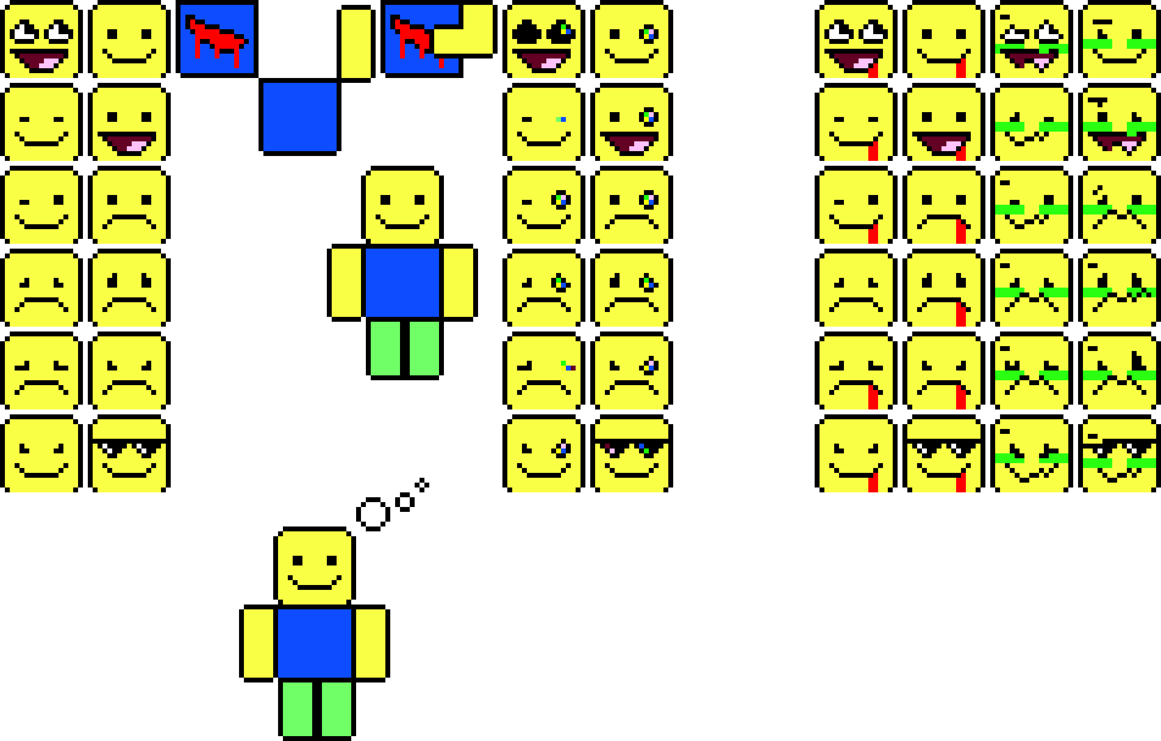 [8597b0] noob sprites (press ctrl + to zoom out for more and ctrl - to zoom in for less)