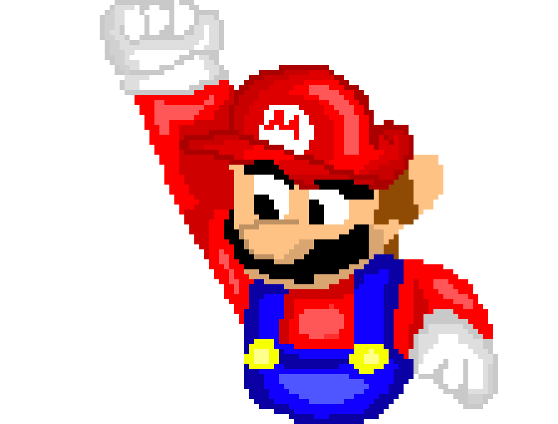 [d48652] Mario Fan Pixel Art