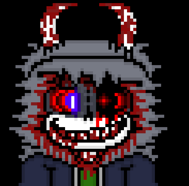 [65875e] *From  torturing FTD, he gains enough LV to start mutating.* "Heheh." (I'll be right back.)