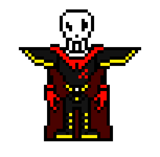 [5b44da] UnderTale - Papyrus (Overworld Sprite) (KamuiSenketsu)