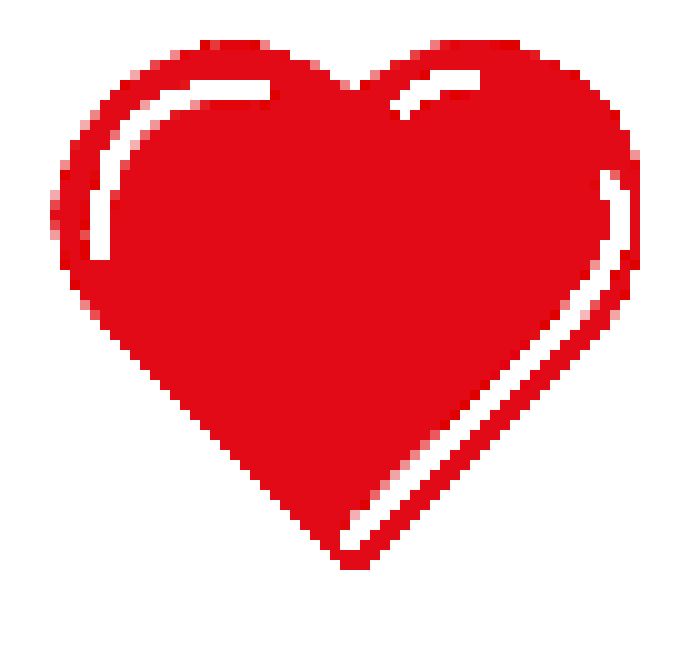 [e5ed23] red heart