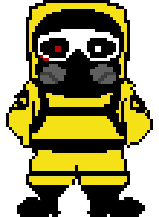 hazmat cross Sans Sprite