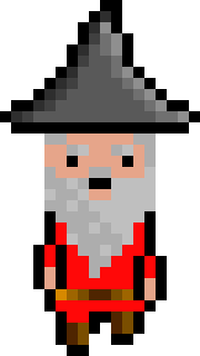 [bb0007] Pixel Wizard Red Walking AniF2