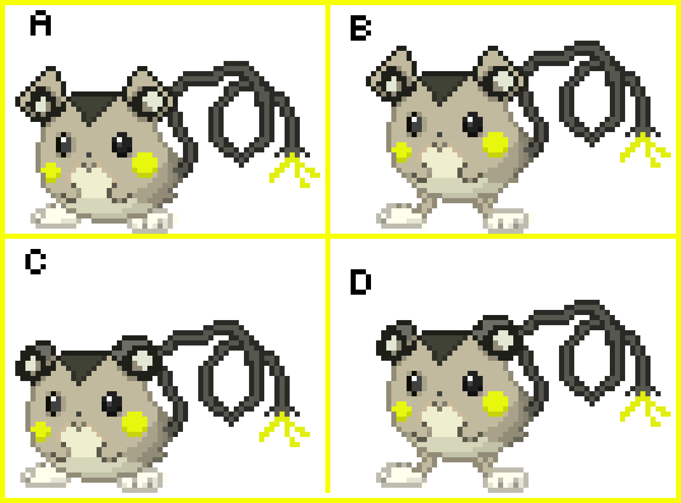 [e042ce] Pikachu clone abcd
