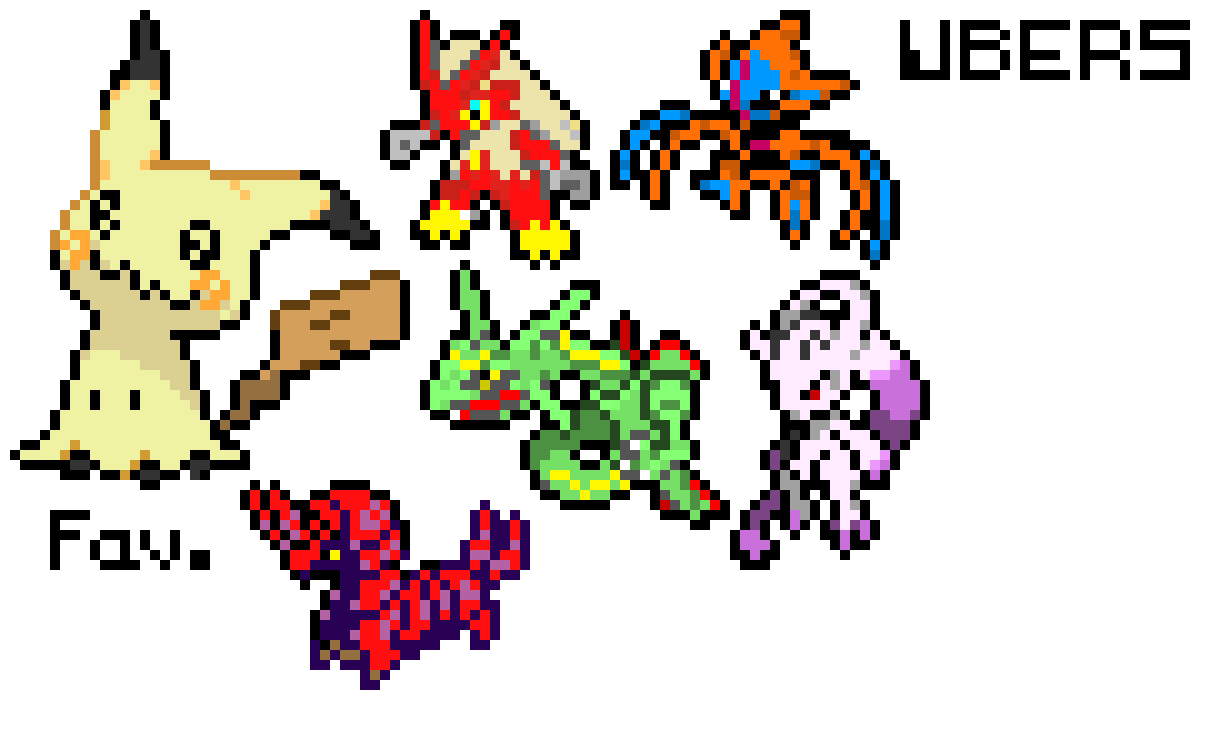 [9664c4] My gen 7 pokemon team (Ubers)