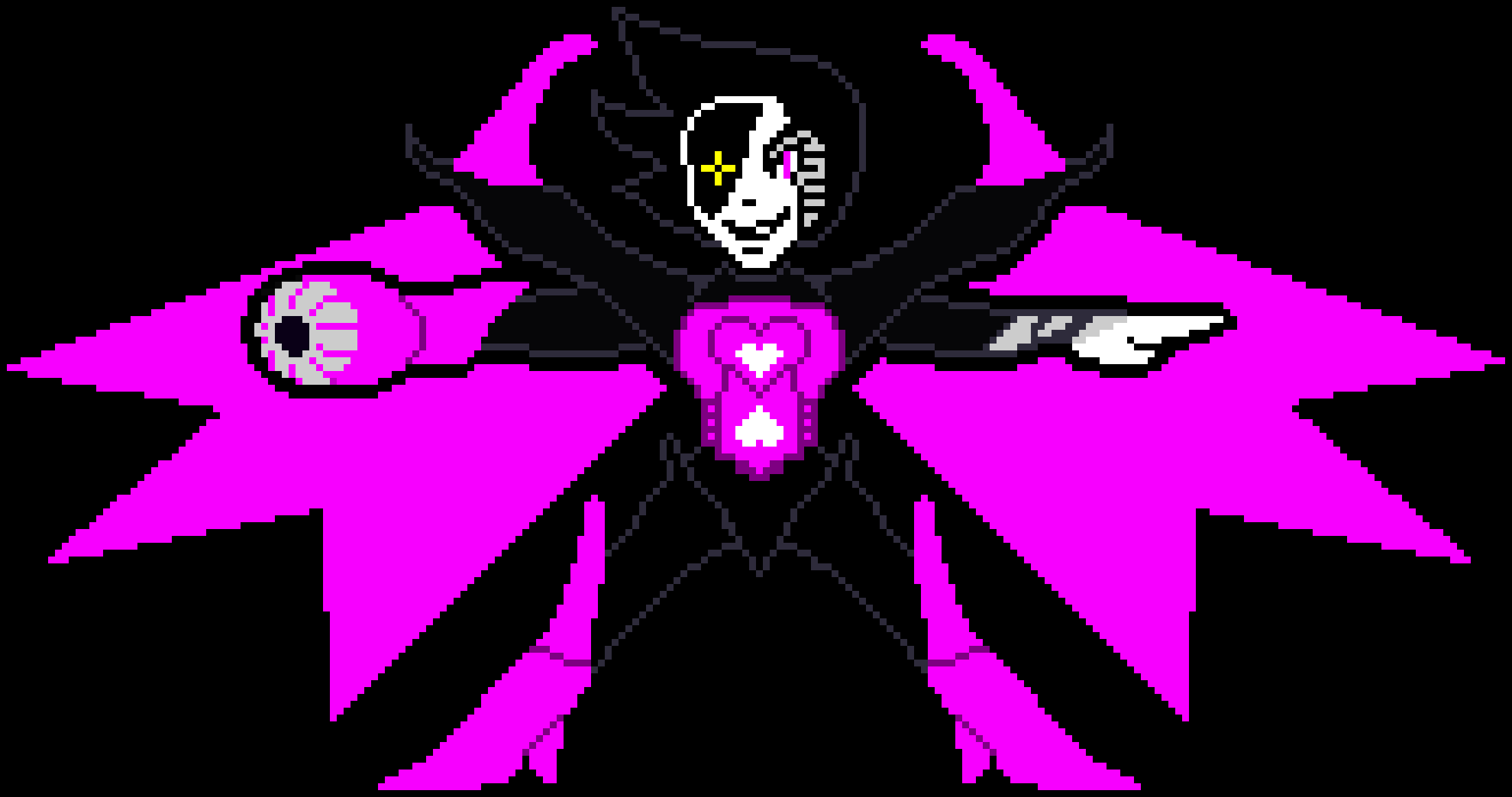 Colored Mettaton NEO sprite