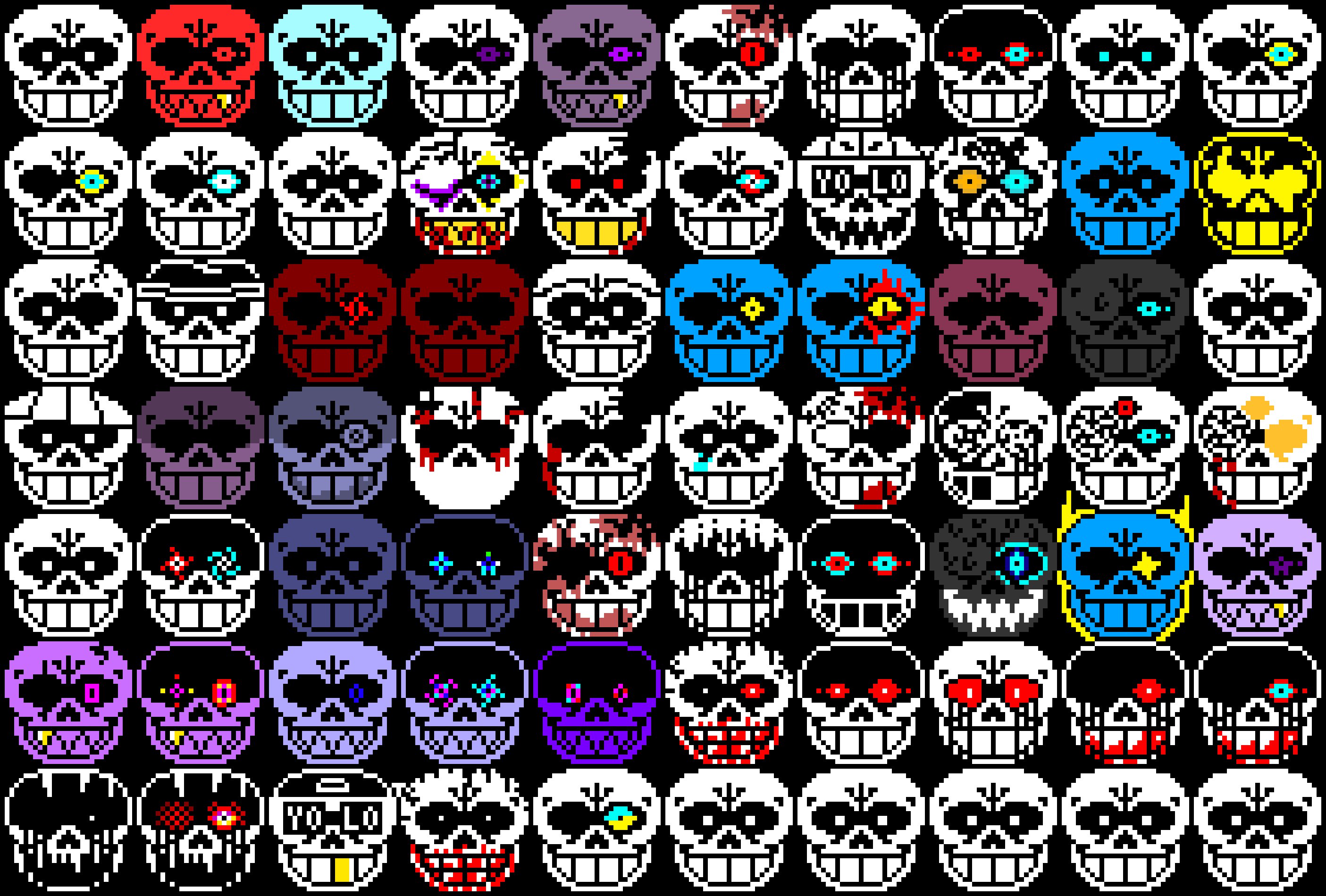 [e87b6e] 65 Sans AU's