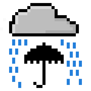 [9664c4] umbrella+cloud
