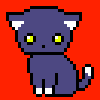 [9664c4] Pixel Cat
