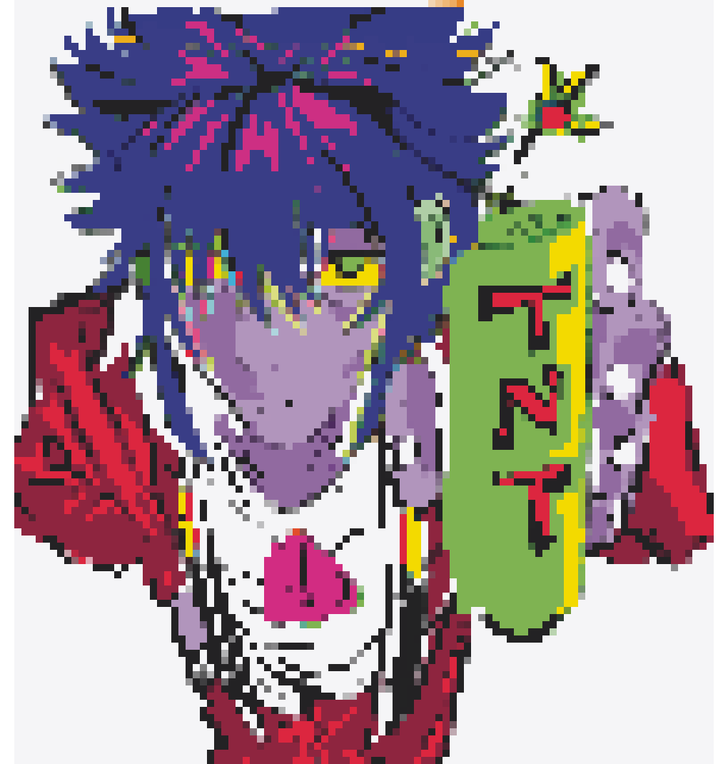 [68c135] i was having a blast w the hue shifter so not all the colors are final lol but i was too lazy to change his skin back