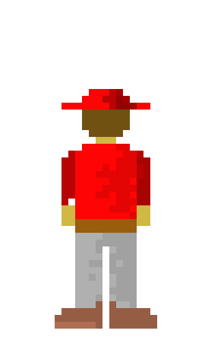 [9664c4] Red Player Back