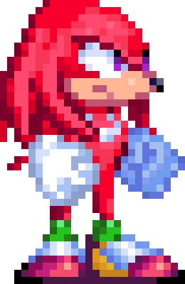 [0edc69] Knuckles Sprite (Remastered)
