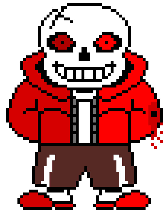Rage and Determination Soul HardTale Sans 