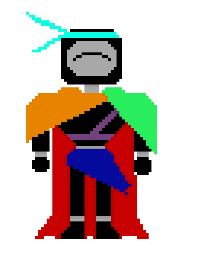 [2fcb16] *He scanned the robot,with the thing on his wrist* Idk.......Whatever you feel.