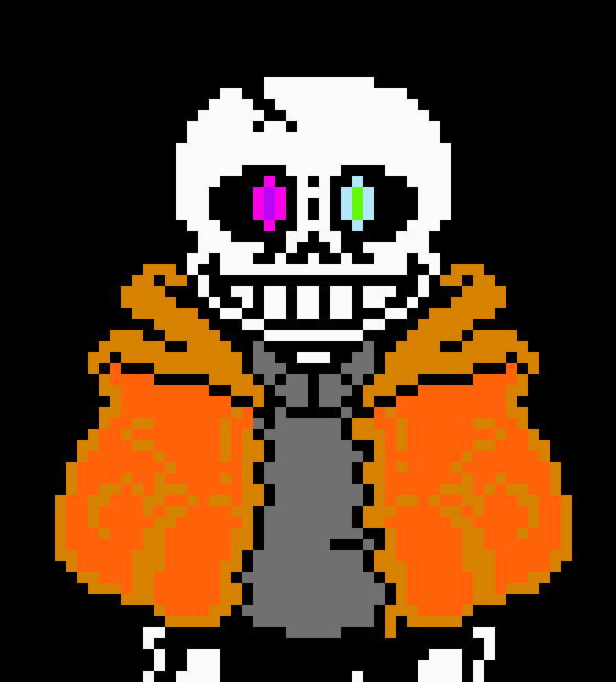 [c8bb2d] -grabs frisk and throws them at a wall of blasters-