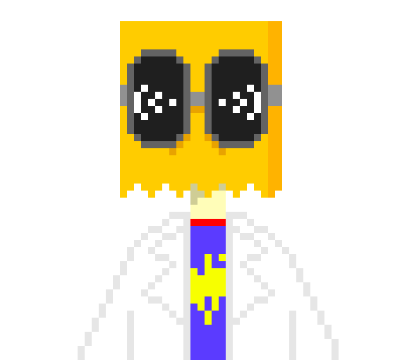 [7b7bce] -misses him be an inch- HOLY SCIENCE! -he jumps back and falls into the ink- (his name is Dr.Flug)