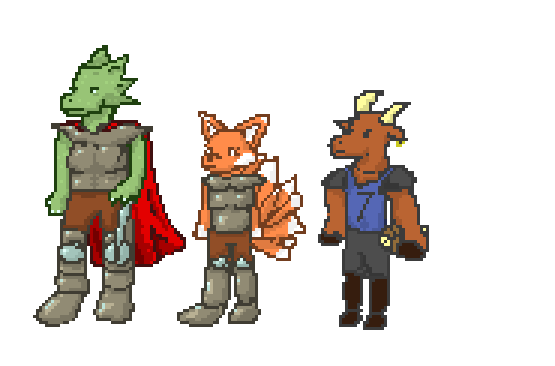 [8bb57e] Fighting Characters