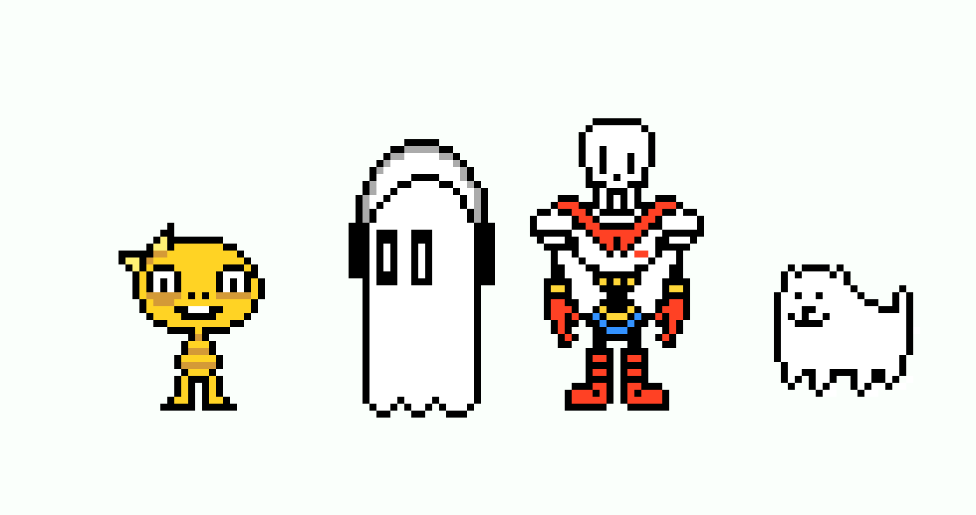 [9664c4] undertale characters part 2 :)