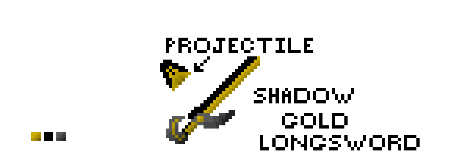 [9664c4] Shadow gold longsword