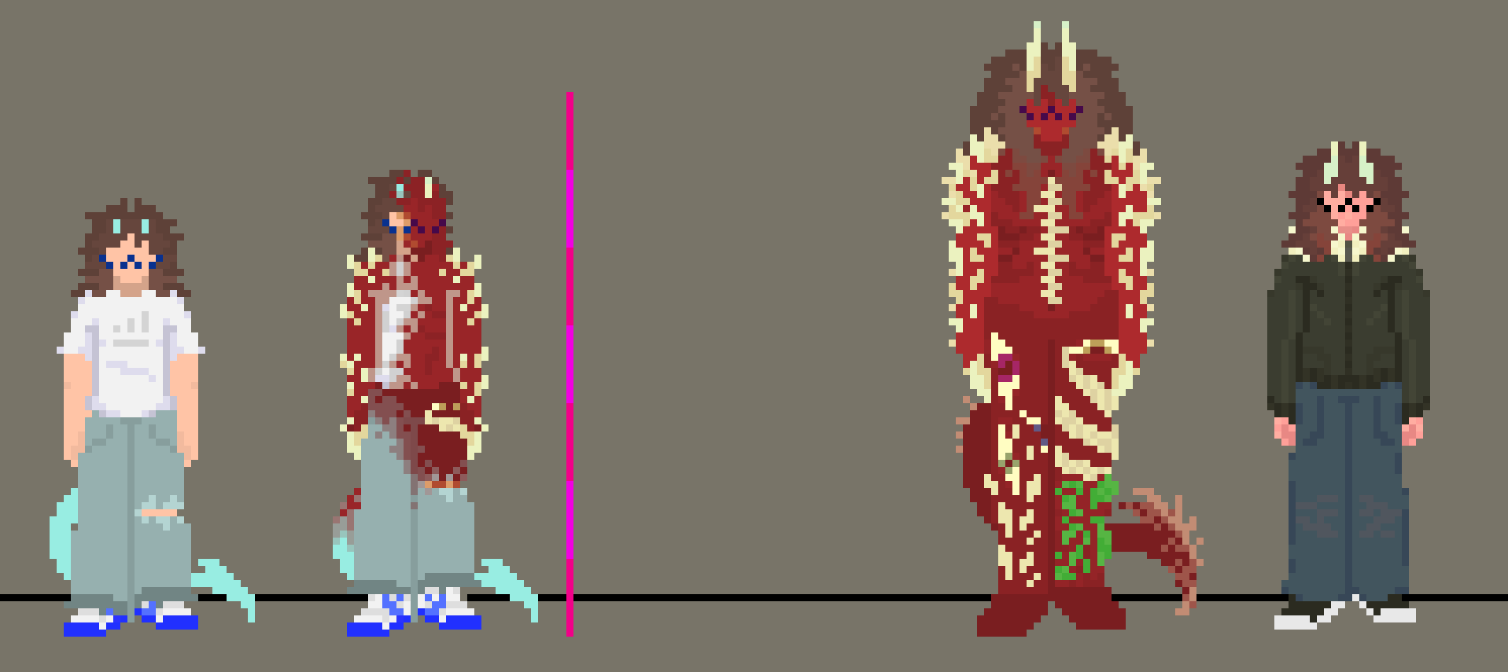 [816c09] (Ignore the gap, adding something) Yea, I had  this idea of her not being able to return to her original height after the "surgery" to supposedly cure her.