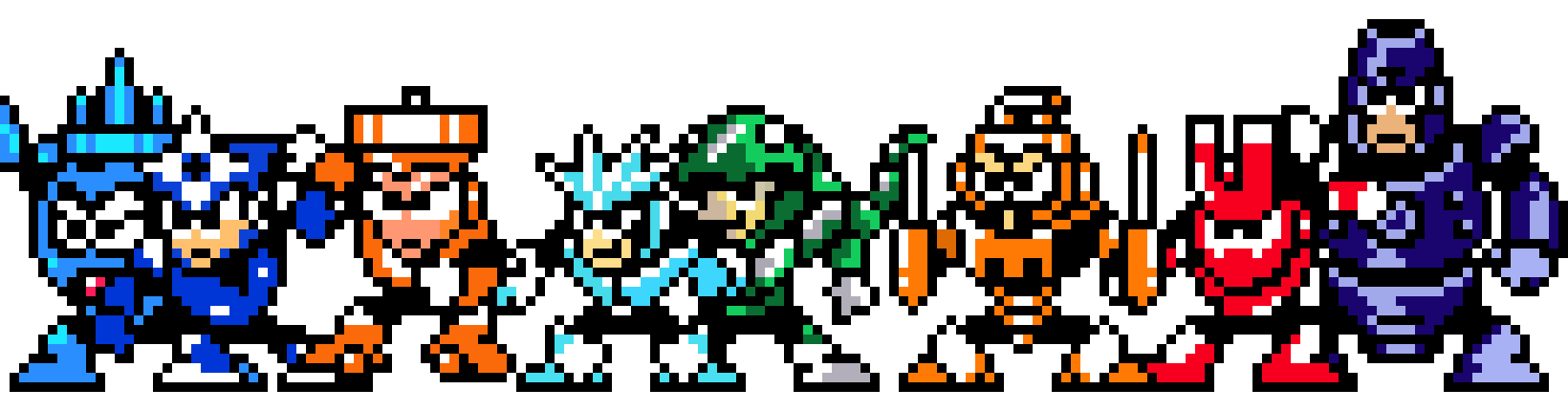 Robot Masters Mega Man 3 