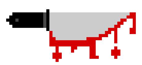 [9664c4] Knife with blood