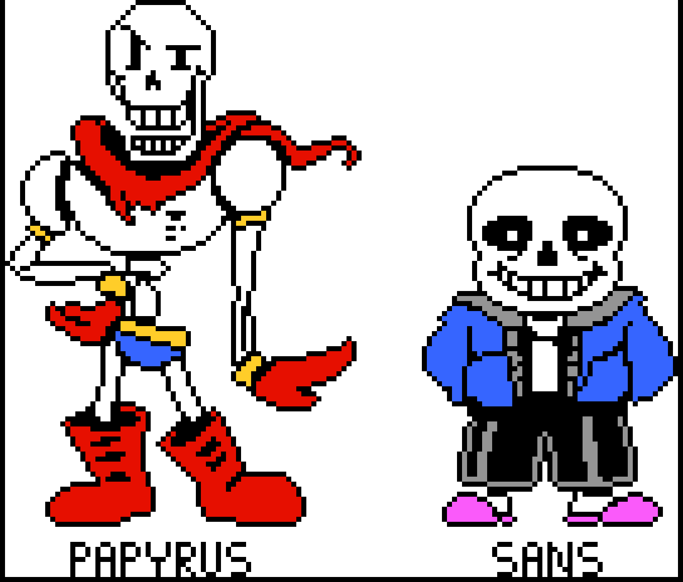 sans and papyrus v2