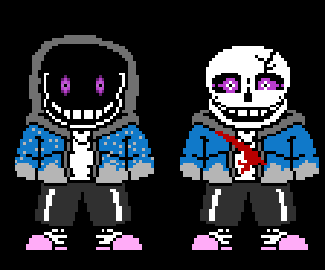 [3986df] mirrored tacticality (undertale: desparation vs hayden's take on murder sans)-hhs