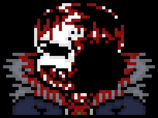 [691fe2] Get off my friend you parasitic freak! {*he stomps onto flowey's face while multi is still in the ground*}     -  Cherry