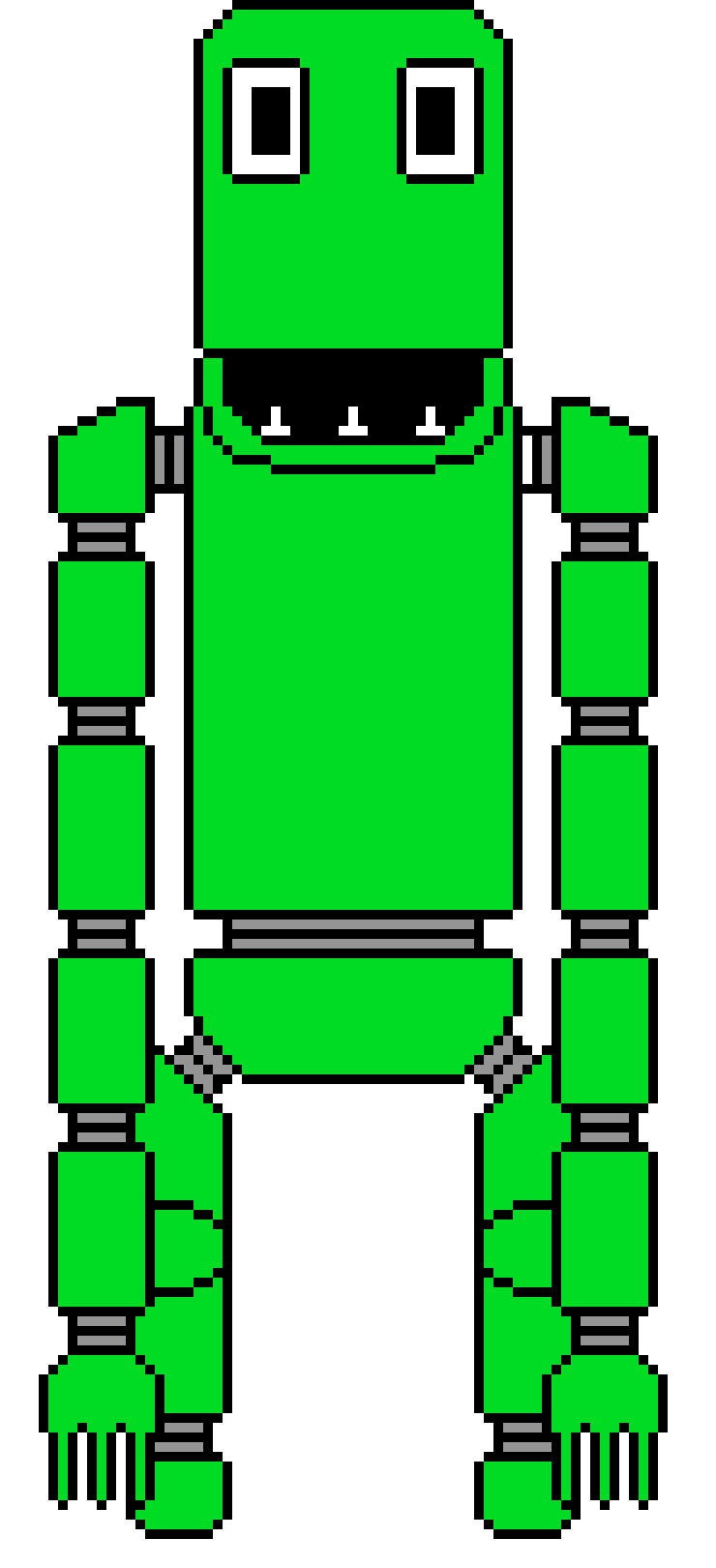 [652689] Classic Green The Rainbow Monster V.2