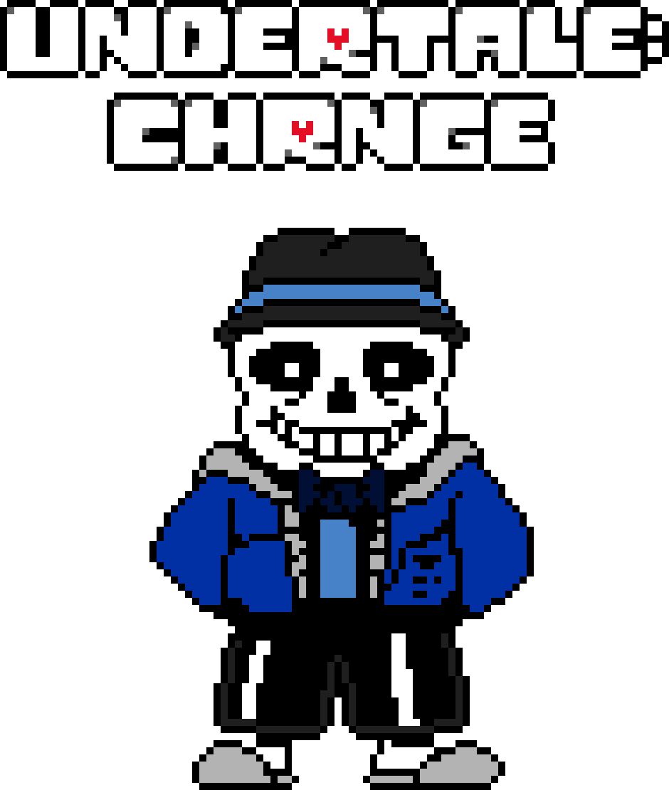 Undertale: Change Detective Sans Battle Sprite. ( Colored )