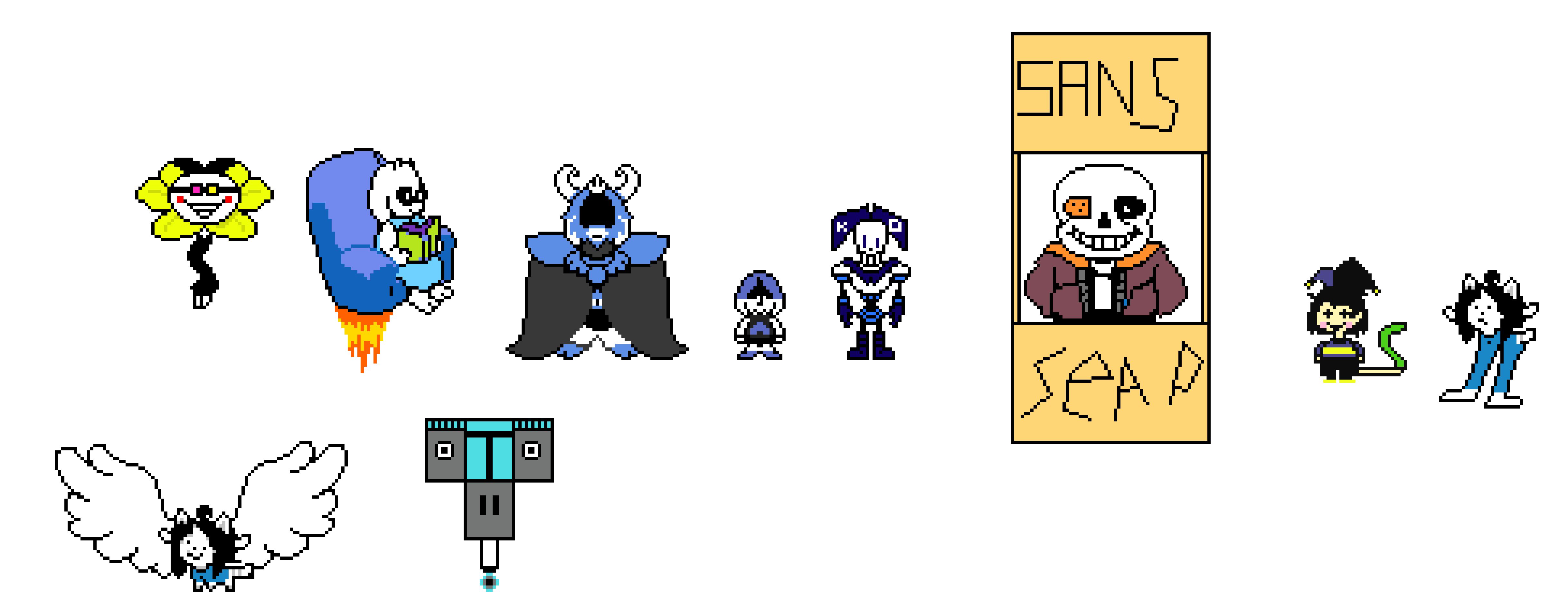 Deltarune au where UT characters take place of darkners