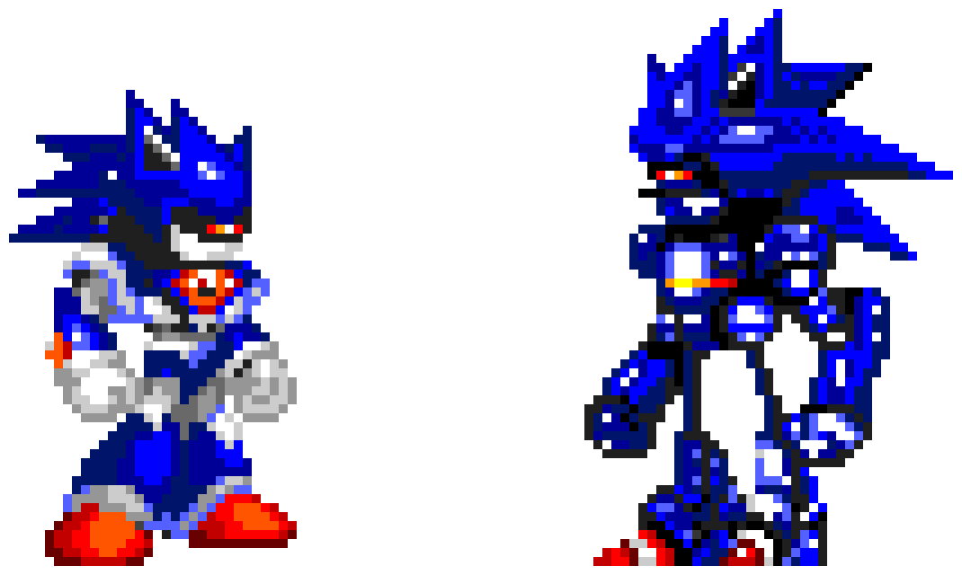 [8ab416] mecha sonic vs master mecha sonic