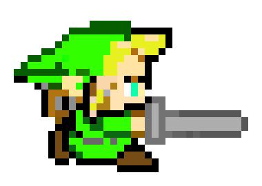 [9664c4] pixel art link