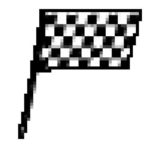 [d9b200] Checkered flag png