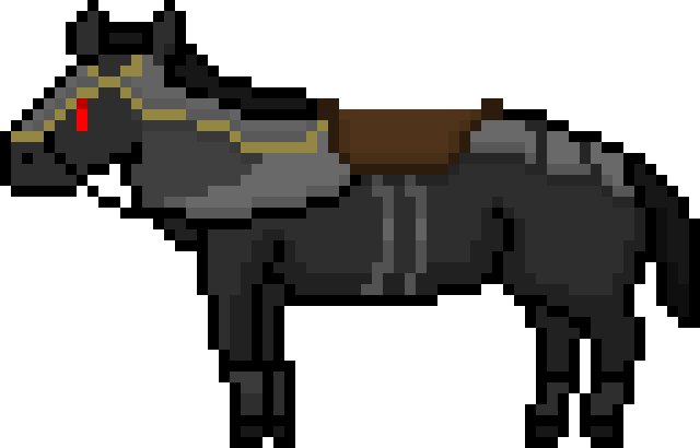 [9065f5] Dark Pixel Horse