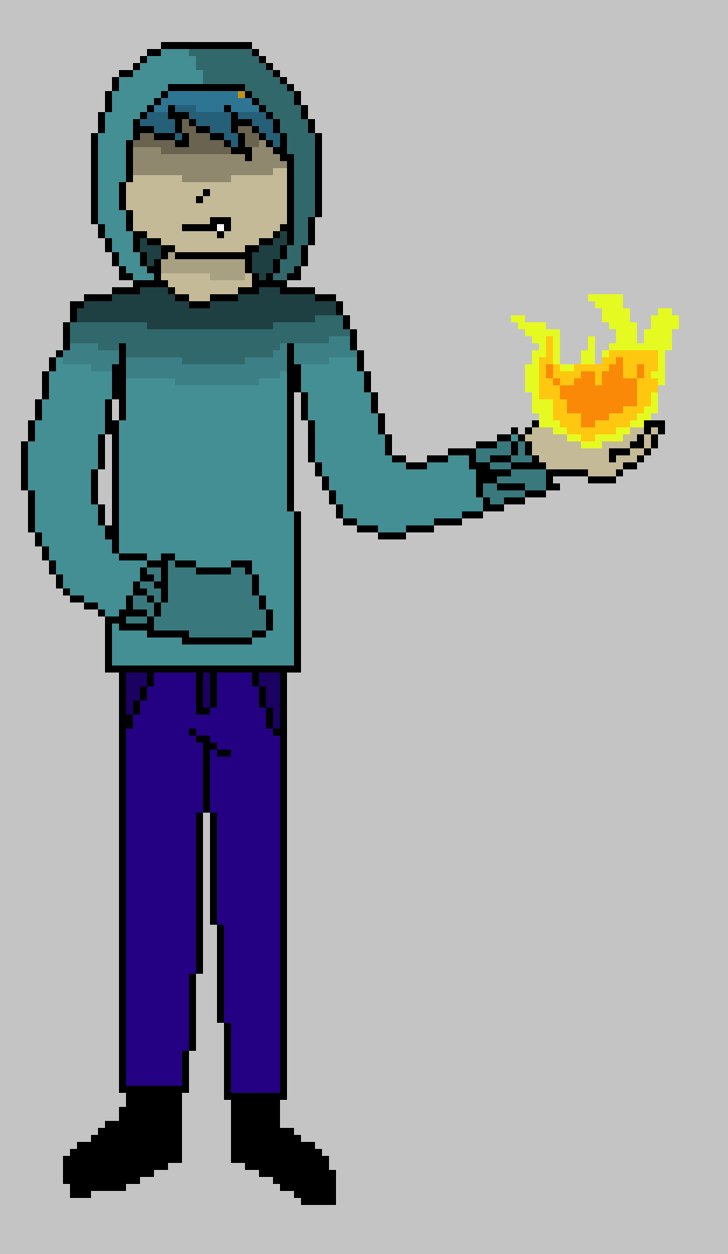 [3a33bd] I can still make you go to hell(snaps fingers and a portal opens to hell and he falls through it then he closes it)bitch-Cade