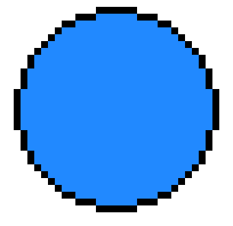 [25cb2d] Pixel Art Circle 7