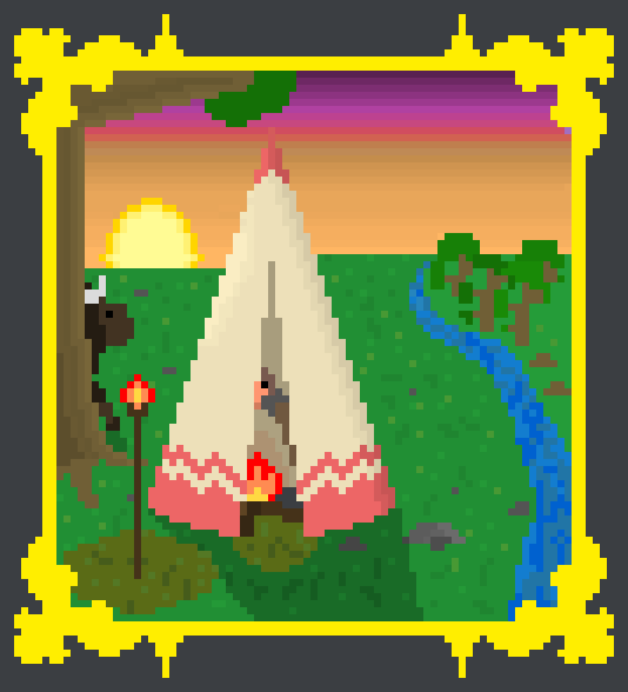 [cfa077] Native american art entry