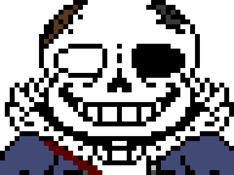 [53a360] Slashes error sans with the axe and if it hits it makes him dust slowly * 