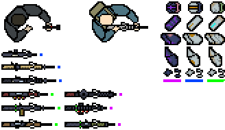 [32f54e] Custom Player Sprite For Top-Down-Shooter