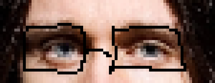 [236914] powered up white man stares it out of existance