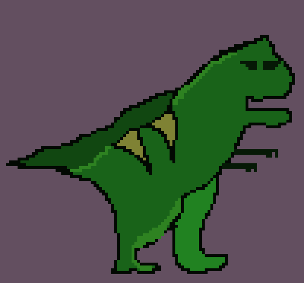 [64c16c] dino w/ background