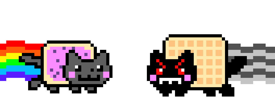 Nyan Cat VS Evil Nyan Cat