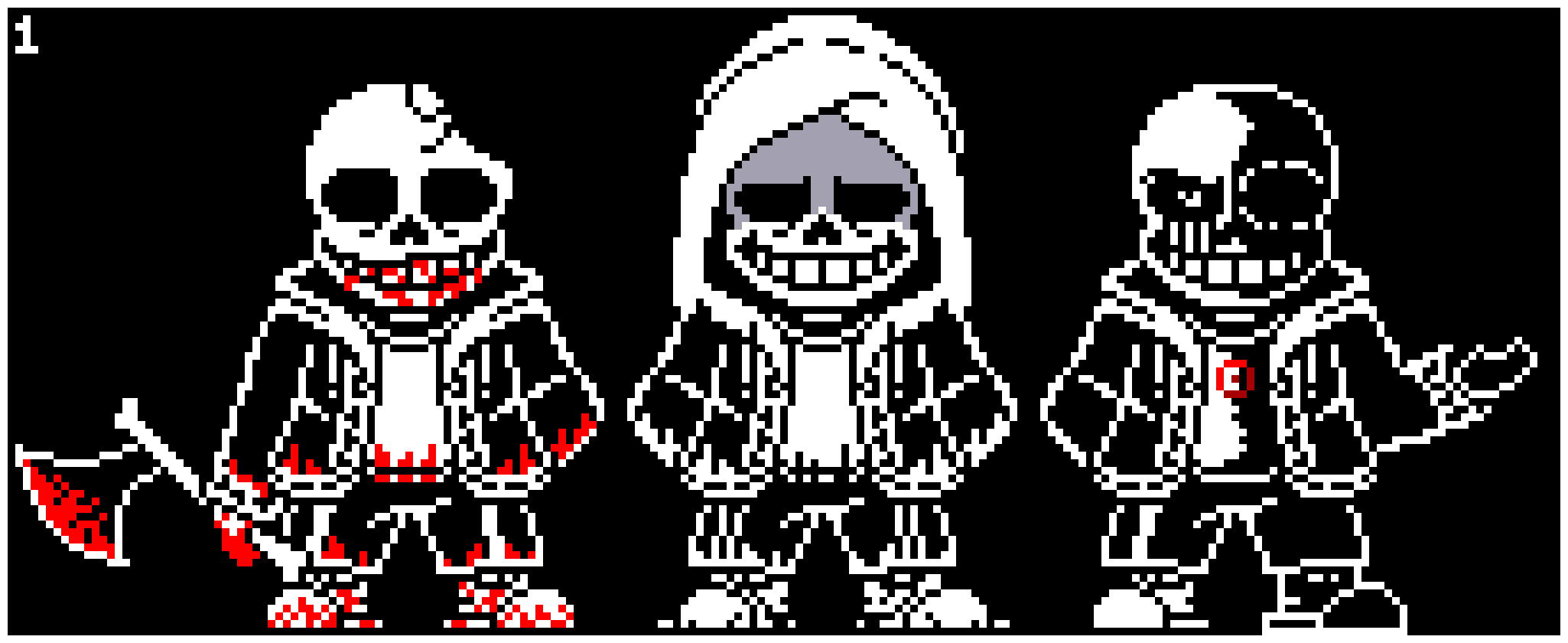 [173f8d] Karmatic murder time trio phase 1 emotion sprites take 2