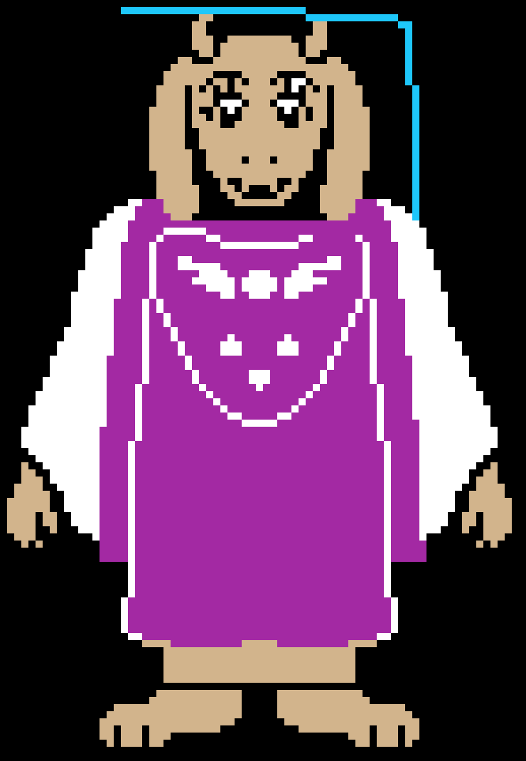 [b49cf1] Undertale toriel (Colored)