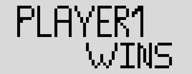 [dcbdc6] Player 1 Wins