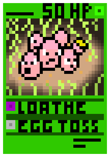 [9664c4] Exeggcute Pixelmon Card