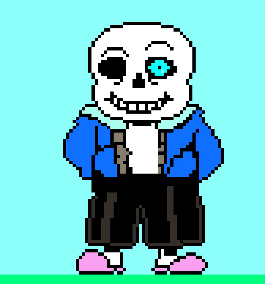 [d2ee0c] sans pixel art